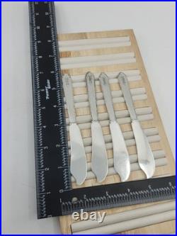 Rogers Lunt & Bowlen Treasure William & Mary Sterling Butter Spreaders Set 4