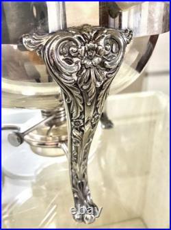 Rogers Mfg Co Vintage Silver Plate 5-Piece 4275 Warming Chafing Dish