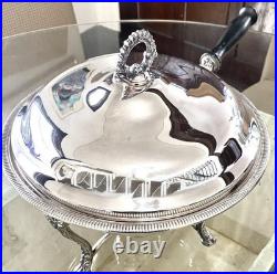 Rogers Mfg Co Vintage Silver Plate 5-Piece 4275 Warming Chafing Dish