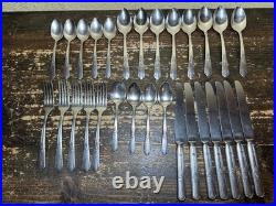 Rogers Oneida Silver Plated Flatware Set XTRA Simeon & George