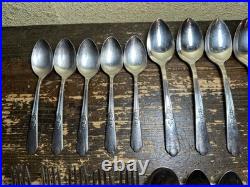 Rogers Oneida Silver Plated Flatware Set XTRA Simeon & George