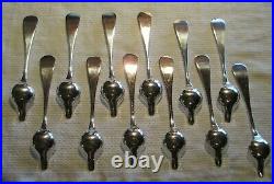 Rogers QUEEN 1891 Silverplate Melon / Fruit Spoons Set of 12