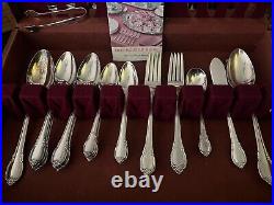 Rogers REMEMBRANCE 1949 Silver Plate Flatware Set with Extra Pieces