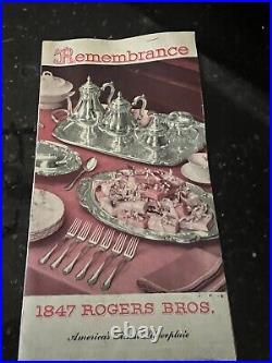 Rogers REMEMBRANCE 1949 Silver Plate Flatware Set with Extra Pieces