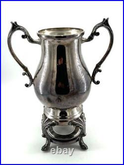 Rogers Silver Co. Silver Plate Antique Coffee Urn With Burner