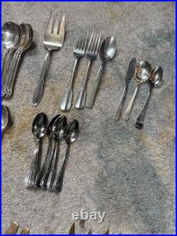 Rogers Silver Plate And Brass Or Bronze Siam Thailand Utensils