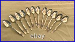 Rogers Silver Plate Exquisite Flatware Set Service For Twelve 63 Pieces Total