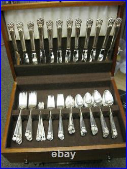 Rogers Silver Plated Serving Set Eternally Yours 87 Piece Set In Case