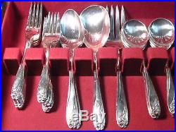 Rogers Silverplate 55pc. 8 place DAFFODIL with serving box available