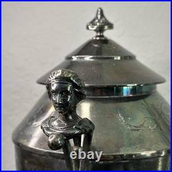Rogers Smith & Co. Coffee Tea Urn Samovar Silver Plate 1887 Antique Victorian