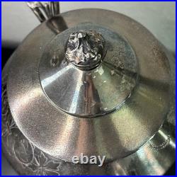 Rogers Smith & Co. Coffee Tea Urn Samovar Silver Plate 1887 Antique Victorian