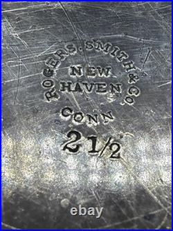 Rogers Smith & Co New Haven Quadruple Plate Bowl Size 2½ Antique Victorian RARE
