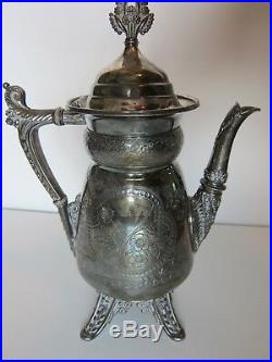 Rogers Smith Victorian Quadruple Plate Coffee Pot #1935 6