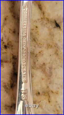 Rogers and Bro. 50-Piece Vintage Reinforced Plate Silverware Set With Box
