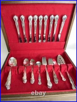 Rogers and Bros Daybreak Silver Plate 62 pieces (no Box)