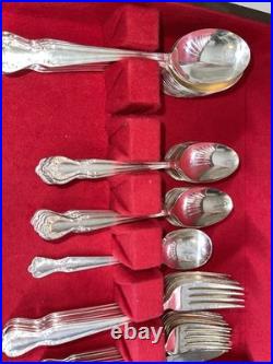 Rogers and Bros Daybreak Silver Plate 62 pieces (no Box)