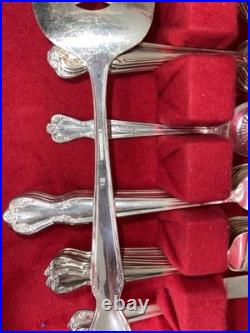 Rogers and Bros Daybreak Silver Plate 62 pieces (no Box)