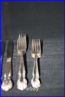 Rogers and Bros Daybreak Silver Plate 6 place settings 30 pieces