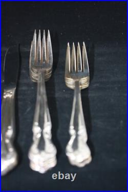 Rogers and Bros Daybreak Silver Plate 6 place settings 30 pieces