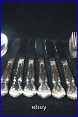 Rogers and Bros Daybreak Silver Plate 6 place settings 30 pieces