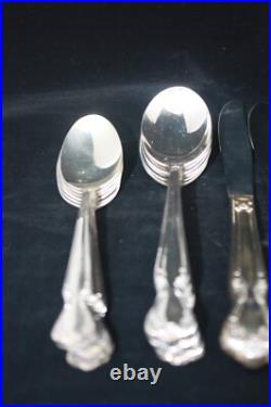 Rogers and Bros Daybreak Silver Plate 6 place settings 30 pieces