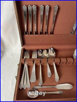 SET 100 Flatware 1847 Rogers Bros Silver Plate Plaza SP Reed & Barton Stainless