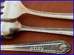 SET 100 Flatware 1847 Rogers Bros Silver Plate Plaza SP Reed & Barton Stainless SET 100 Flatware 1847 Rogers Bros Silver Plate Plaza SP Reed & Barton Stainless