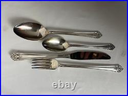 SET 100 Flatware 1847 Rogers Bros Silver Plate Plaza SP Reed & Barton Stainless