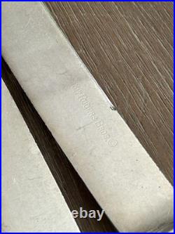 SET of 6 ANTIQUE 1906 Rogers Bros CHARTER OAK hollow handle dinner Knives ACORNS