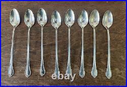 Service for 8 1847 Rogers Bros REMEMBRANCE Silver Plate Flatware + Serving Set