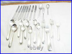 Set Wm Rogers Silver Plate Flatware Imperial 55 pc svc for 8 Silverplate