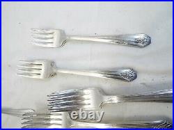 Set Wm Rogers Silver Plate Flatware Imperial 55 pc svc for 8 Silverplate