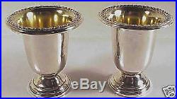 Set of 2 Rogers Sterling Silver Toothpick Holders 3060