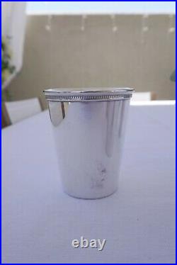 Set of 6 Vintage Wm. Rogers Silverplate Mint Julep Cups Glasses #1025 Barware