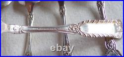 Seven (7) Rogers Bros AA ROMANESQUE Celtic Knot 5.75 Teaspoons Silver Plate