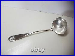Shell 1847 Rogers Bros silver plate silverware serving soup spoon ladle flatware