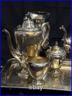 Silver Plate Assorted Lot Teapots Pitchers Creamers Cup Trays Shakers 15lb