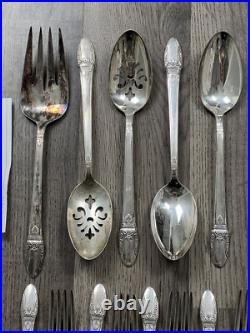 Silver Plate FIRST LOVE International 1847 Rogers 37 Pieces Lot Forks Spoons