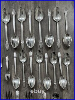 Silver Plate FIRST LOVE International 1847 Rogers 37 Pieces Lot Forks Spoons