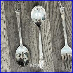 Silver Plate FIRST LOVE International 1847 Rogers 37 Pieces Lot Forks Spoons