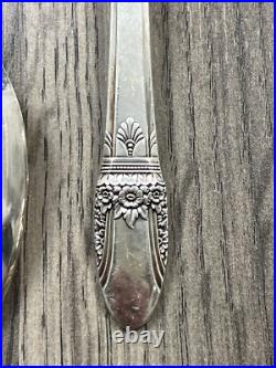 Silver Plate FIRST LOVE International 1847 Rogers 37 Pieces Lot Forks Spoons