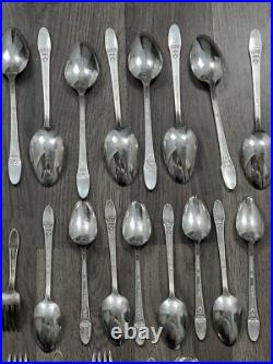 Silver Plate FIRST LOVE International 1847 Rogers 37 Pieces Lot Forks Spoons