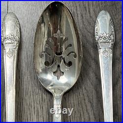 Silver Plate FIRST LOVE International 1847 Rogers 37 Pieces Lot Forks Spoons