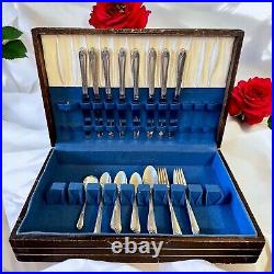 Silver Plate Flatware Exquisite Pattern Rogers & Son 1940 International Silver