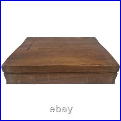 Silver Plate Lufberry Wm Rogers Mfg Co AA IS Flat Ware Chest Svc for 8 54 piece Silver Plate Lufberry Wm Rogers Mfg Co AA IS Flat Ware Chest Svc for 8 54 piece