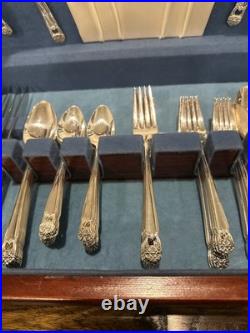 Silver Plated 1847 Rogers Brothers IS 70 Pieces Eternally Yours Silverware