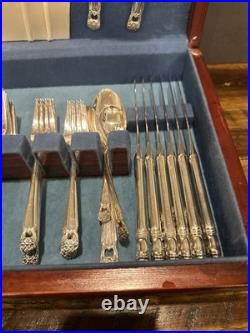 Silver Plated 1847 Rogers Brothers IS 70 Pieces Eternally Yours Silverware