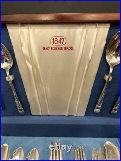 Silver Plated 1847 Rogers Brothers IS 70 Pieces Eternally Yours Silverware