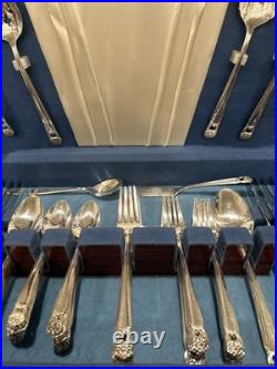 Silver Plated 1847 Rogers Brothers IS 70 Pieces Eternally Yours Silverware