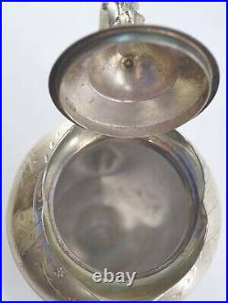 Silver Tea Pot Plate Antique Rogers Smith & Co New Haven Conn. No. 1893 ...